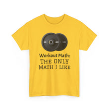 Workout Math--Unisex Heavy Cotton Tee