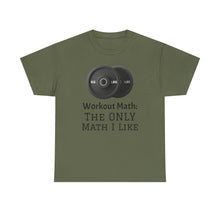 Workout Math--Unisex Heavy Cotton Tee