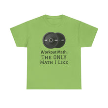 Workout Math--Unisex Heavy Cotton Tee