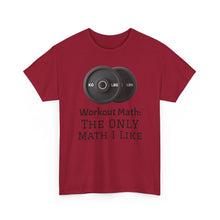 Workout Math--Unisex Heavy Cotton Tee