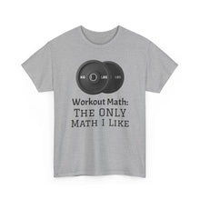 Workout Math--Unisex Heavy Cotton Tee