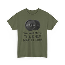 Workout Math--Unisex Heavy Cotton Tee