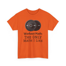 Workout Math--Unisex Heavy Cotton Tee
